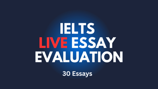 ✍ Live Essay Evaluation & Daily Writing Support (30 Essays)